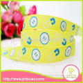 Holiday decoration hot sale simple pattern grosgrain ribbon 3 inch